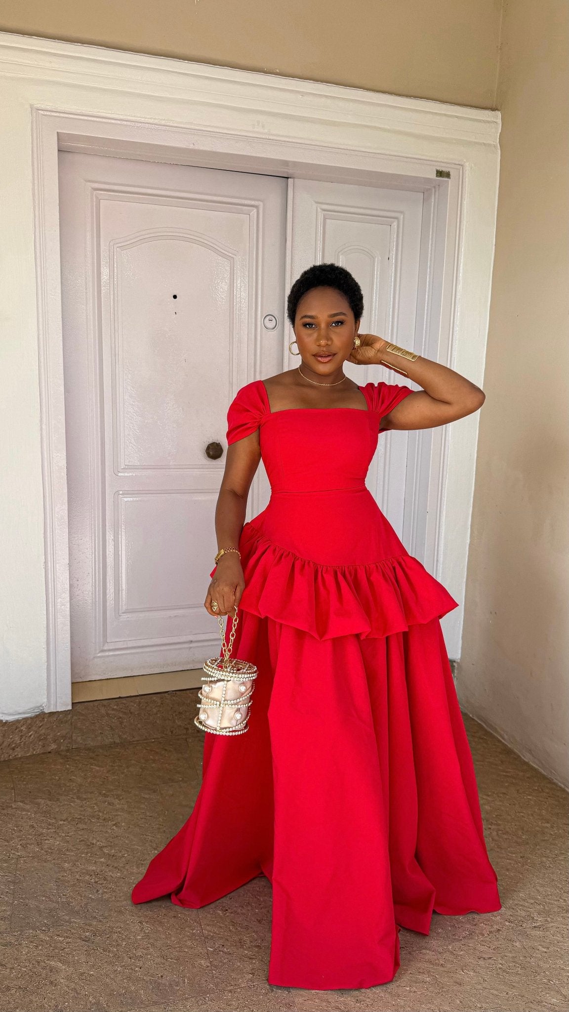 Lori cotton dress (ready to wear ) - House of Naya
