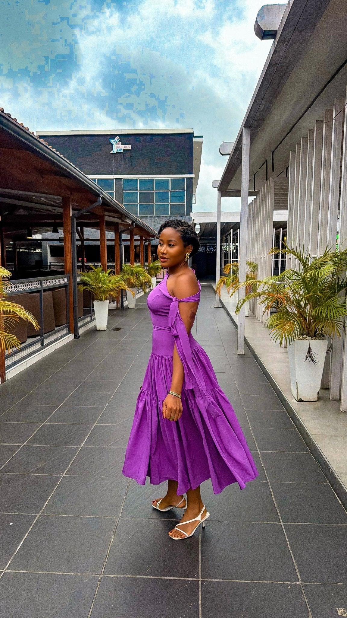 Eve crepe dress - House of Naya