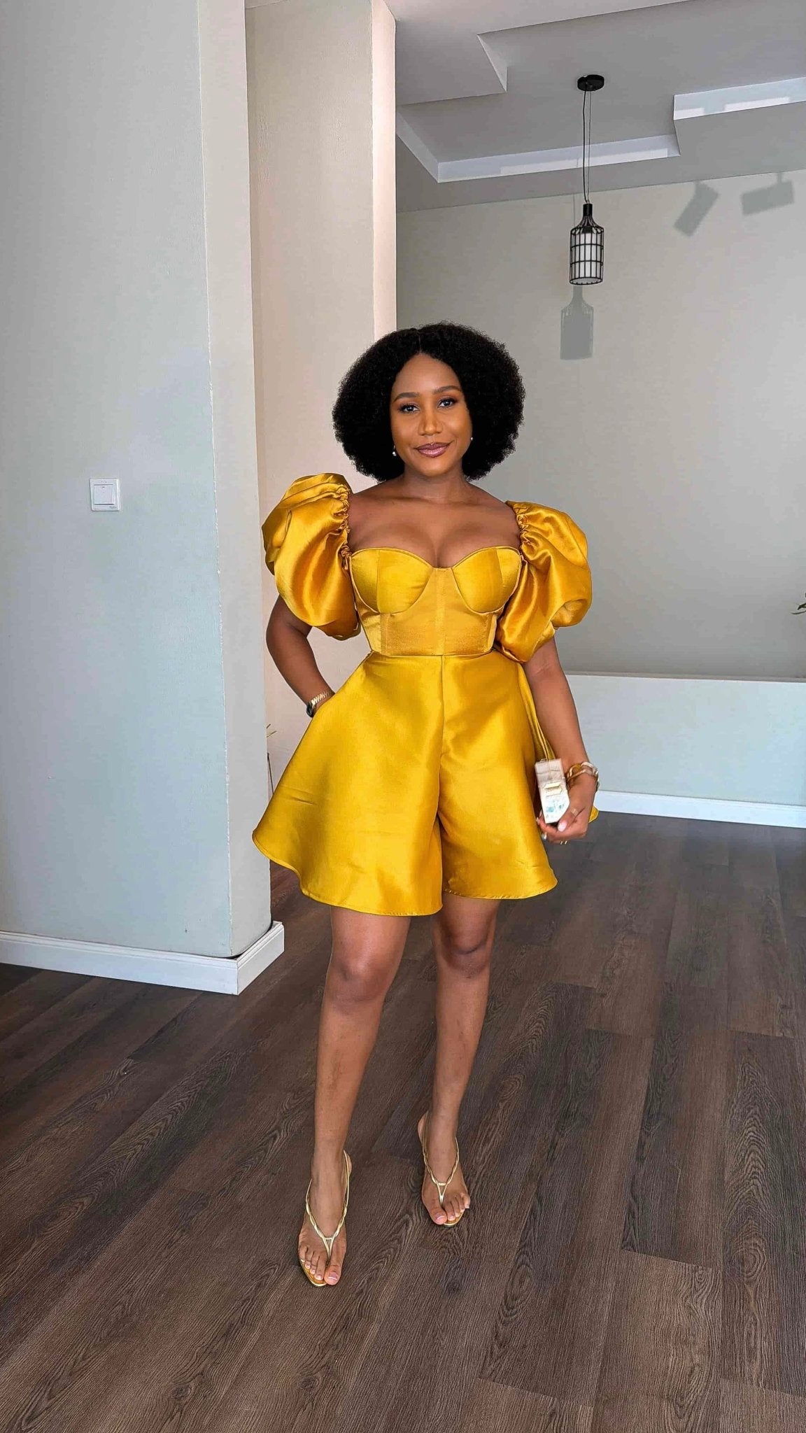 Chisom Mikado playsuit - House of Naya