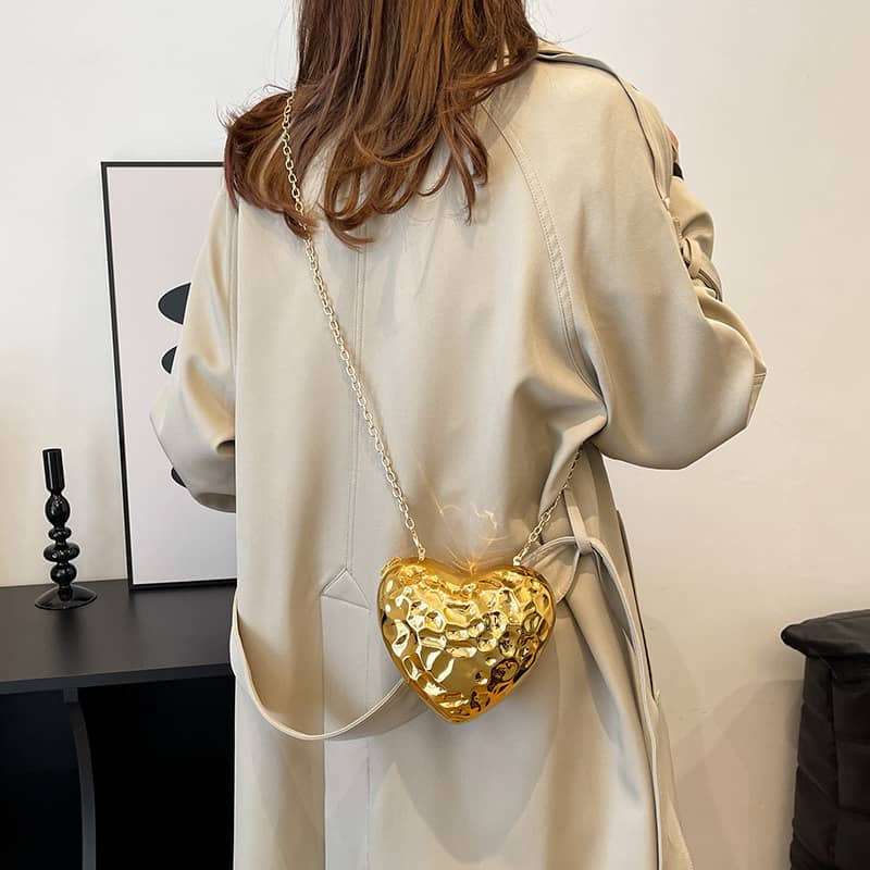 Women metallic purse