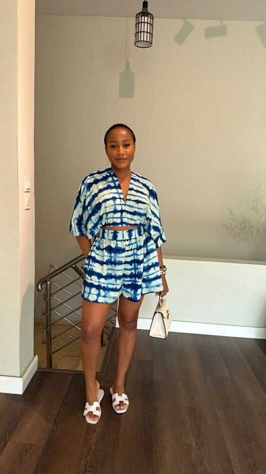 Lady crepe short set (ready to wear) - House of Naya