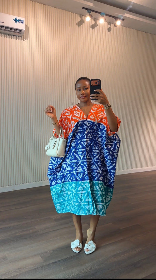 Naya Ankara bubu dress (ready to wear) - House of Naya