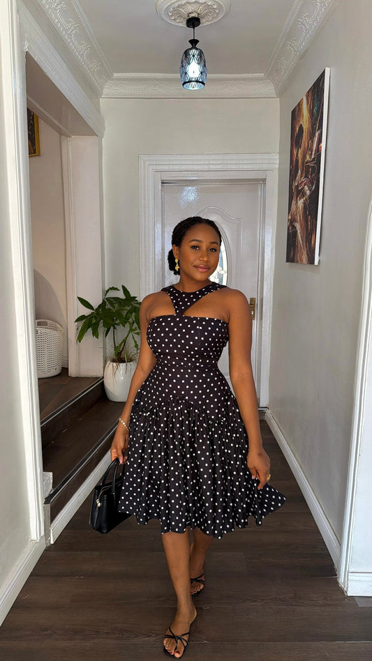 Shayla crepe dress( ready to wear) - House of Naya
