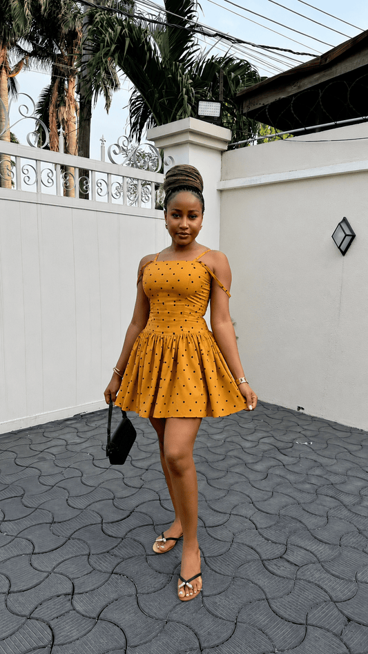 Annabelle crepe dress (ready to wear) - House of Naya