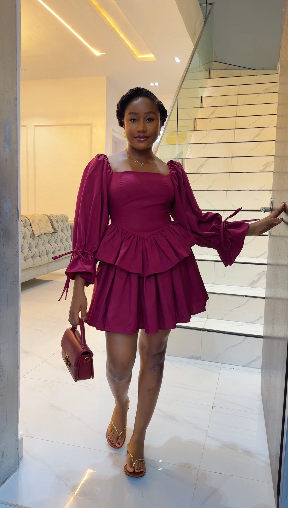Ladybee cotton set  (ready to wear)