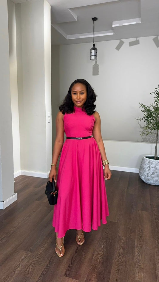 Sugar crepe dress(ready to wear)