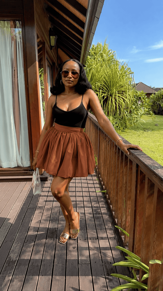 Balloon cotton skirt ( ready to wear) - House of Naya
