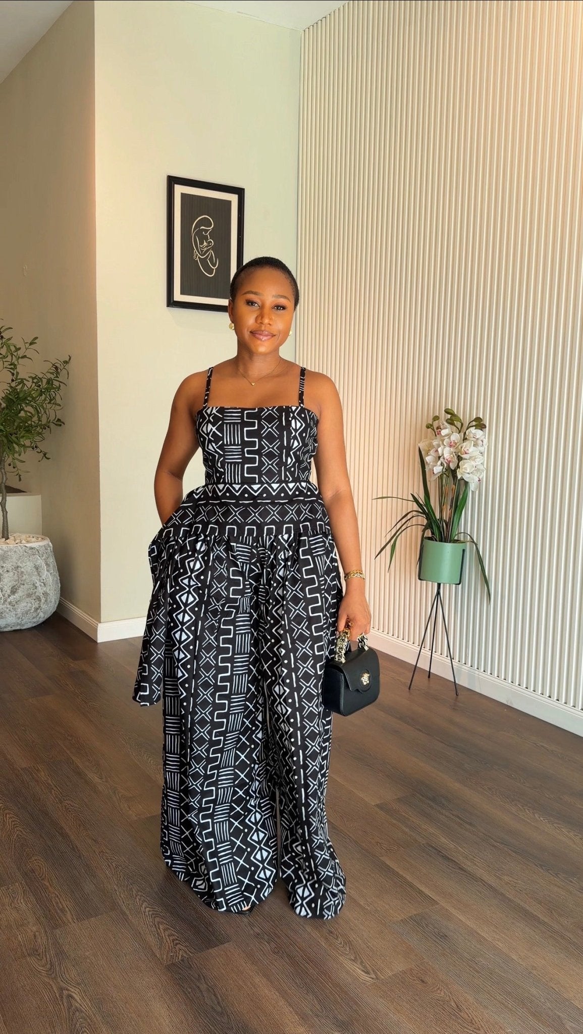 Lily Ankara set|custom Ankara outfit in Lagos - House of Naya