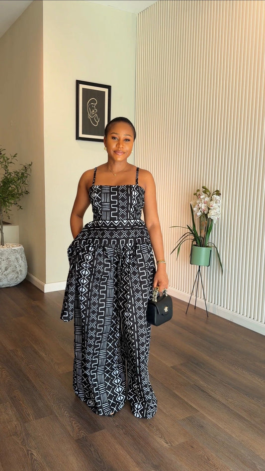 Lily Ankara set|custom Ankara outfit in Lagos - House of Naya