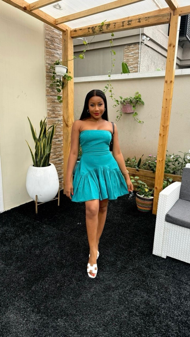 Pamela cotton dress short