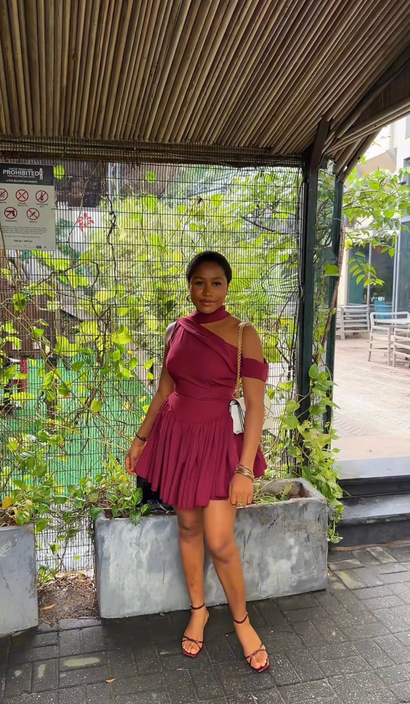 Zaria crepe dress (short)