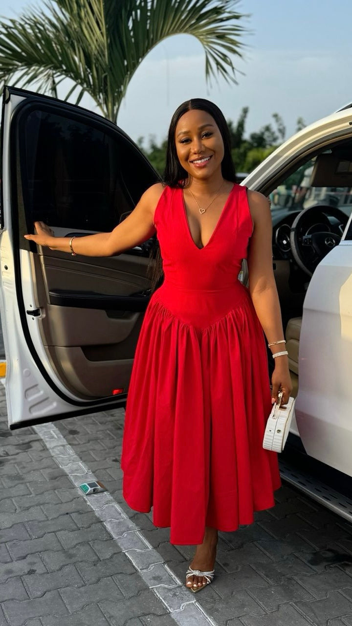 Marilyn cotton dress (ready to wear)