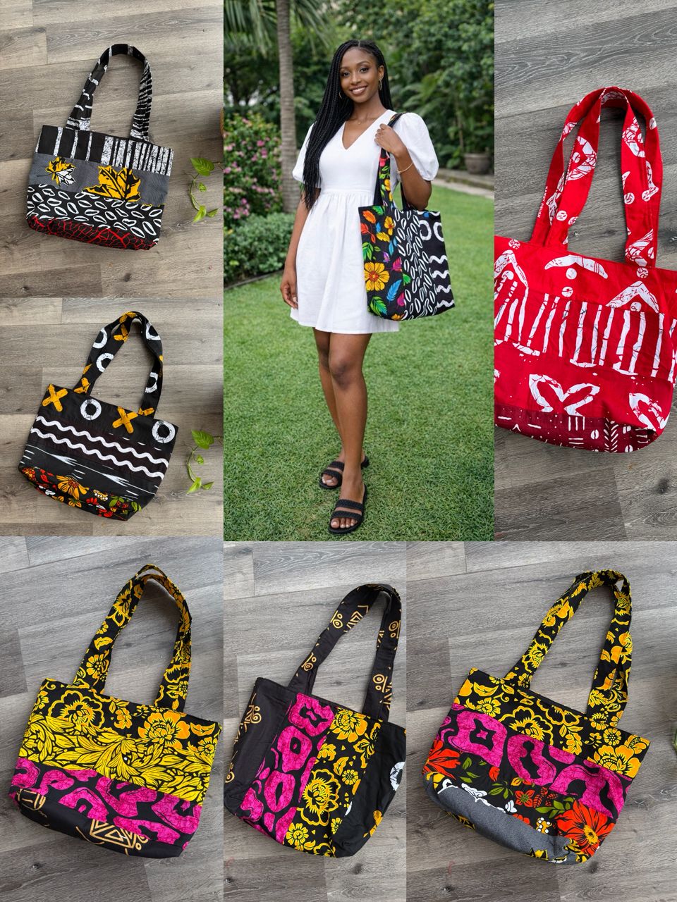 Large ankara Tote bag - House of Naya