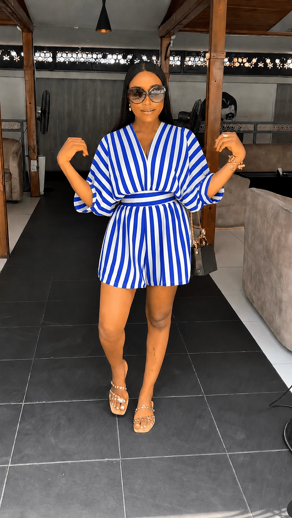 Lady crepe set short(ready to wear) - House of Naya