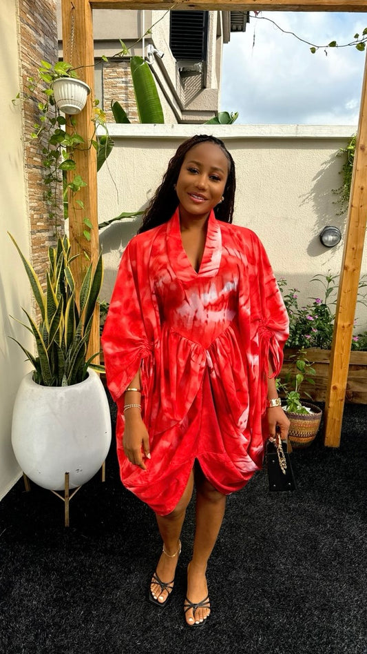 Moris crepe dress short