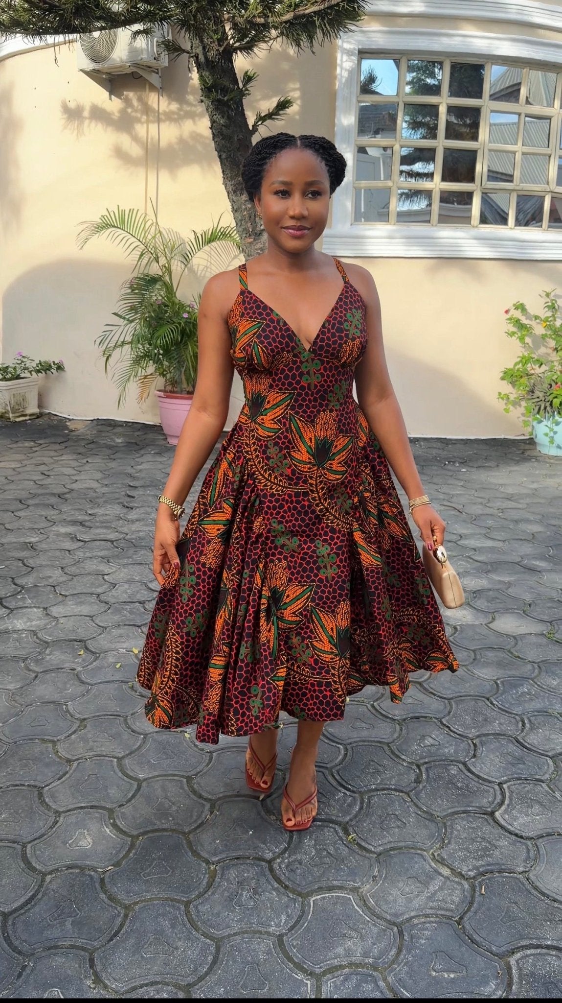 Faith Ankara dress (ready to wear) - House of Naya