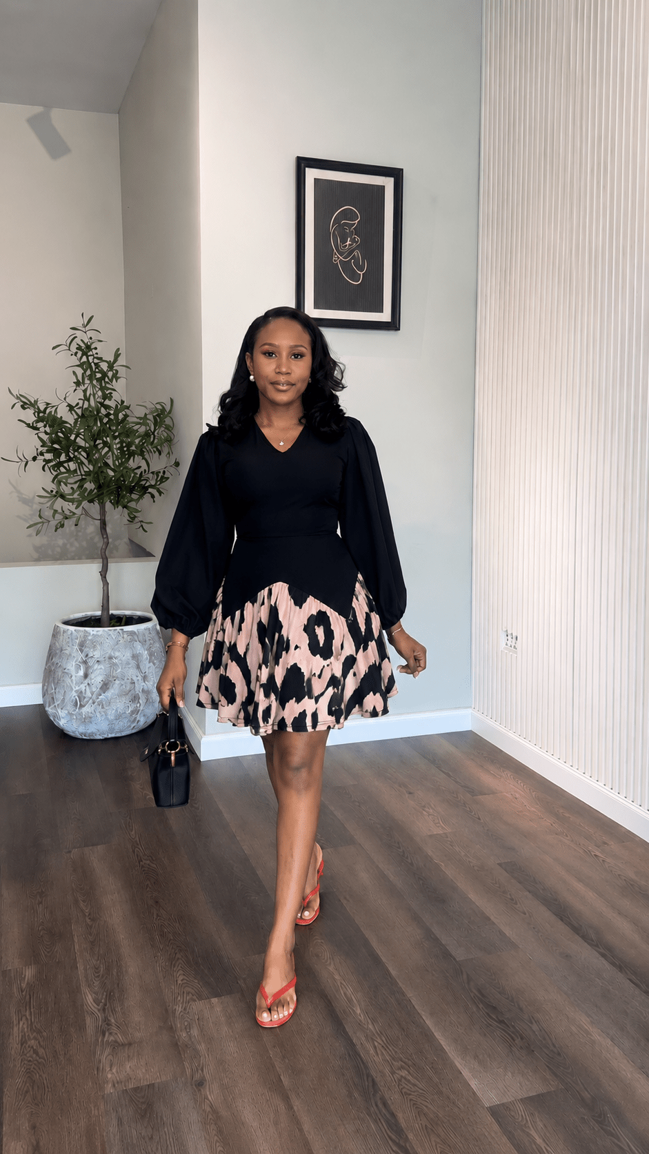 Fiyin crepe dress ( ready to wear) - House of Naya