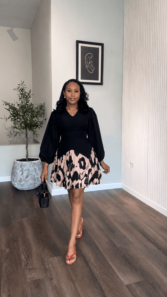 Fiyin crepe dress ( ready to wear) - House of Naya