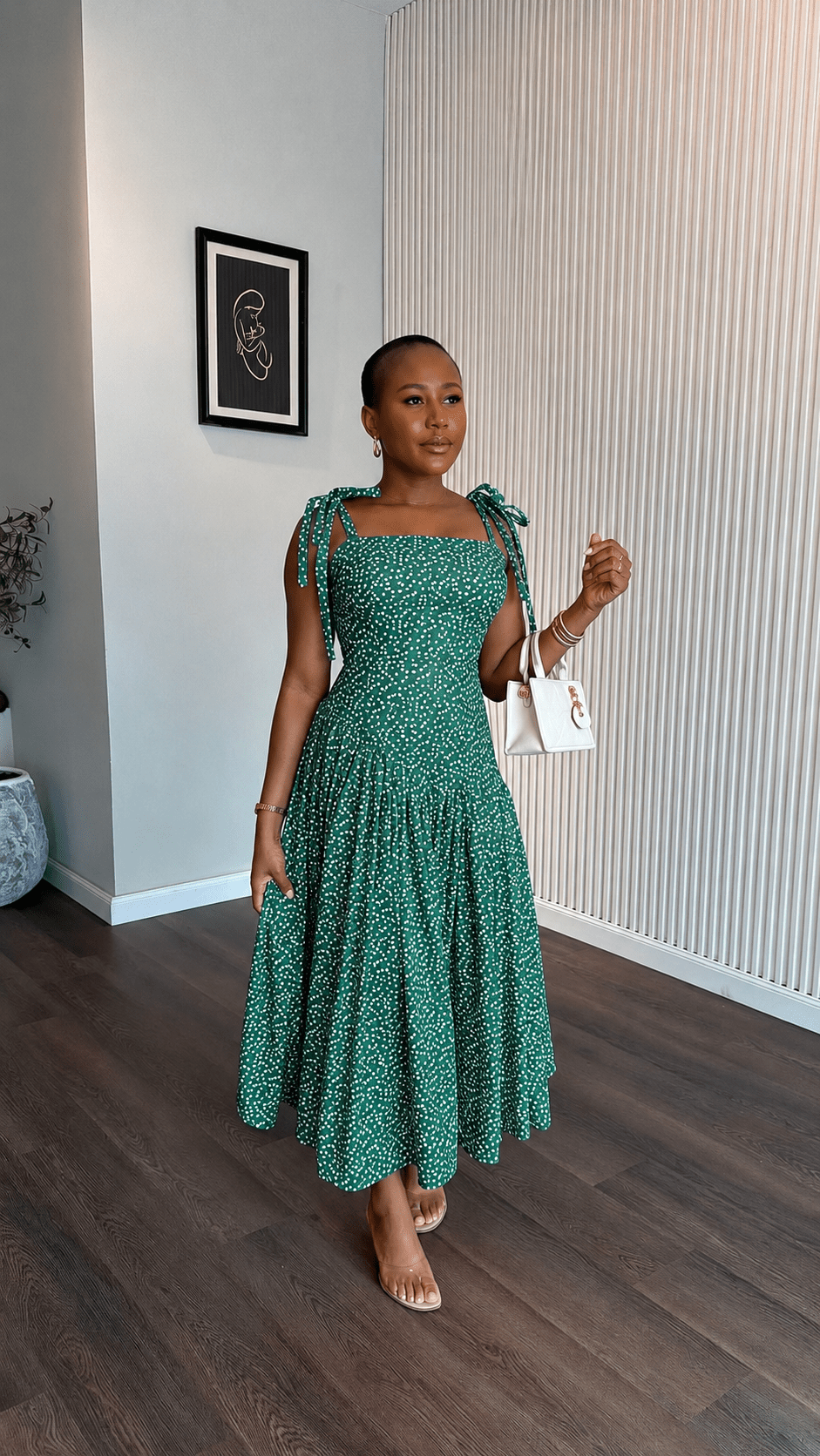 Zaron crepe dress(ready to wear) - House of Naya