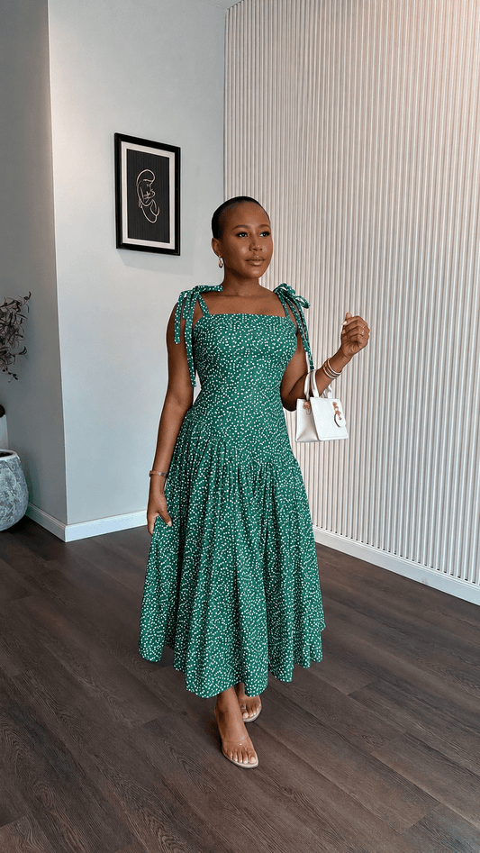 Zaron crepe dress(ready to wear) - House of Naya