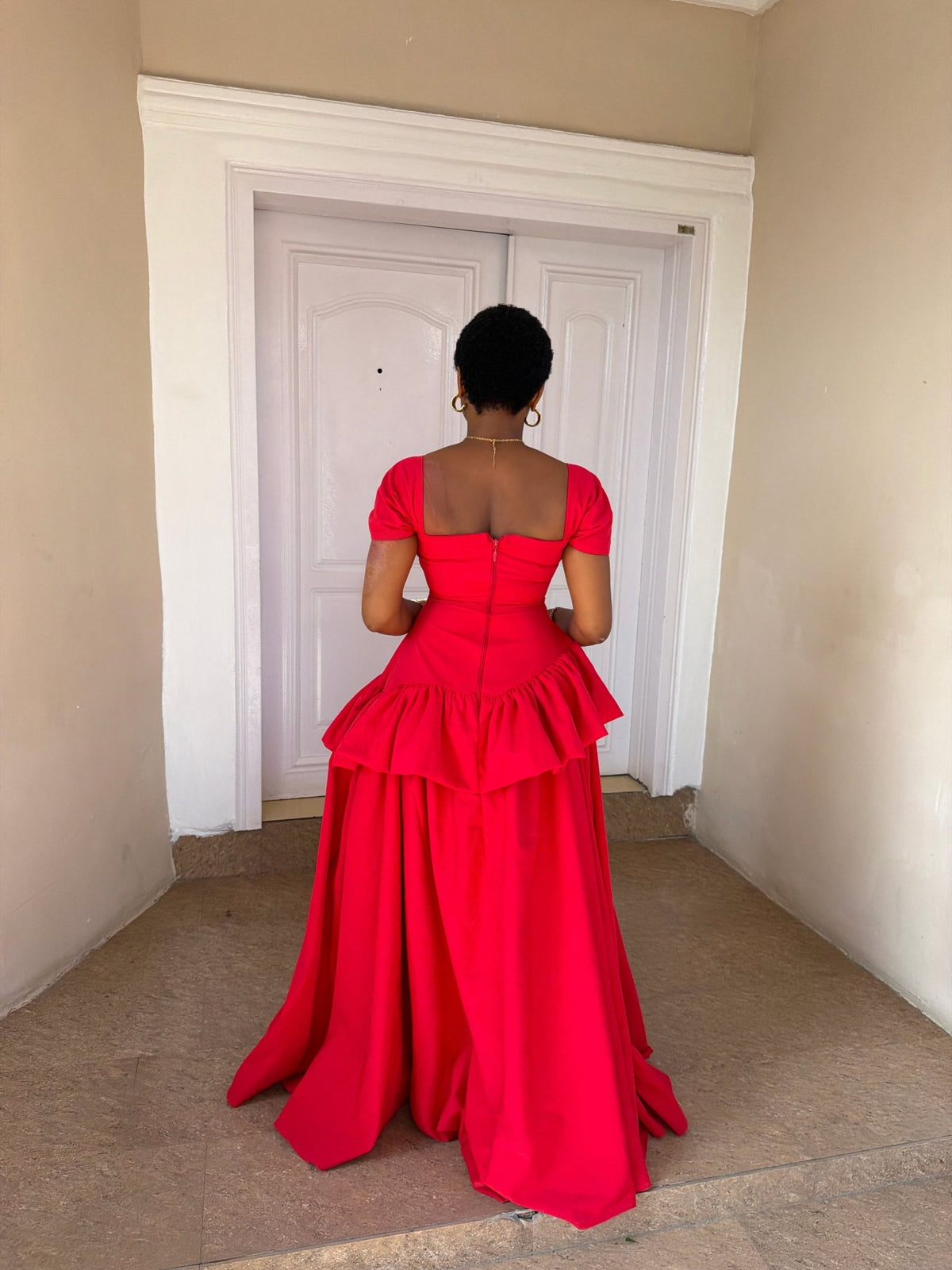 Lori cotton dress (ready to wear ) - House of Naya