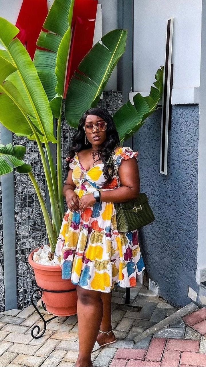 Sett crepe dress - House of Naya