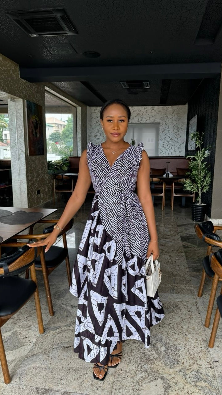 Sunshine Ankara dress