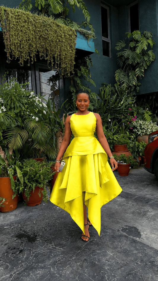 Omoye mikado dress (ready to wear) - House of Naya