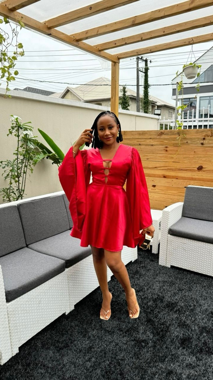 Chioma silk playsuit