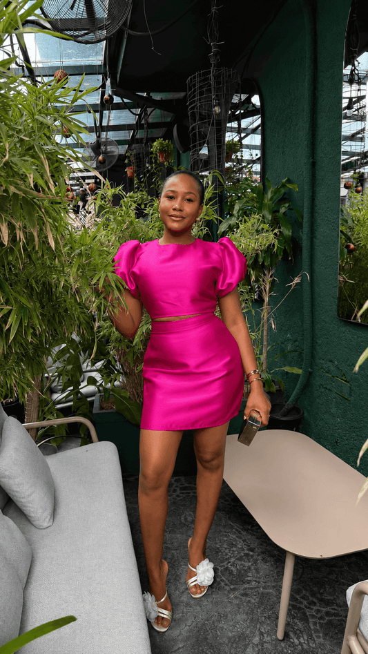 Barbie mikado dress(ready to wear) - House of Naya