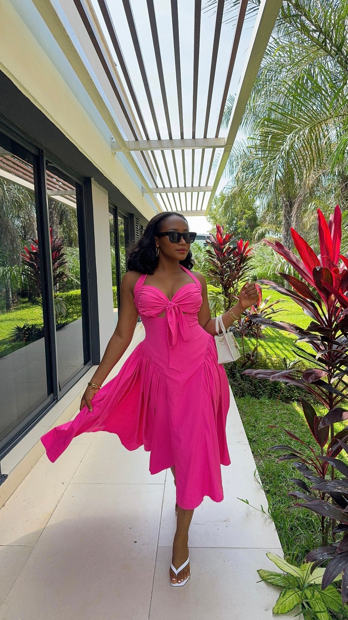 Imani crepe dress (ready to wear) - House of Naya