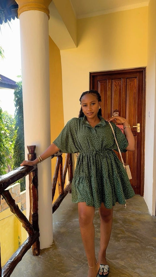 Ebony crepe dress - House of Naya