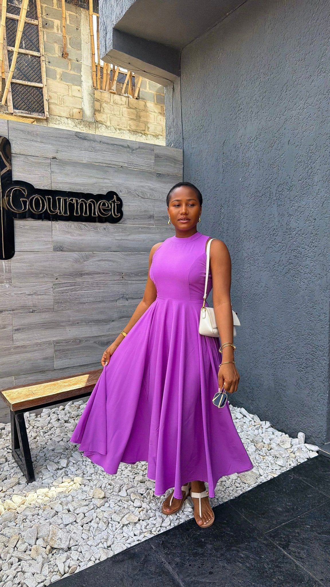 Sugar crepe dress(ready to wear) - House of Naya