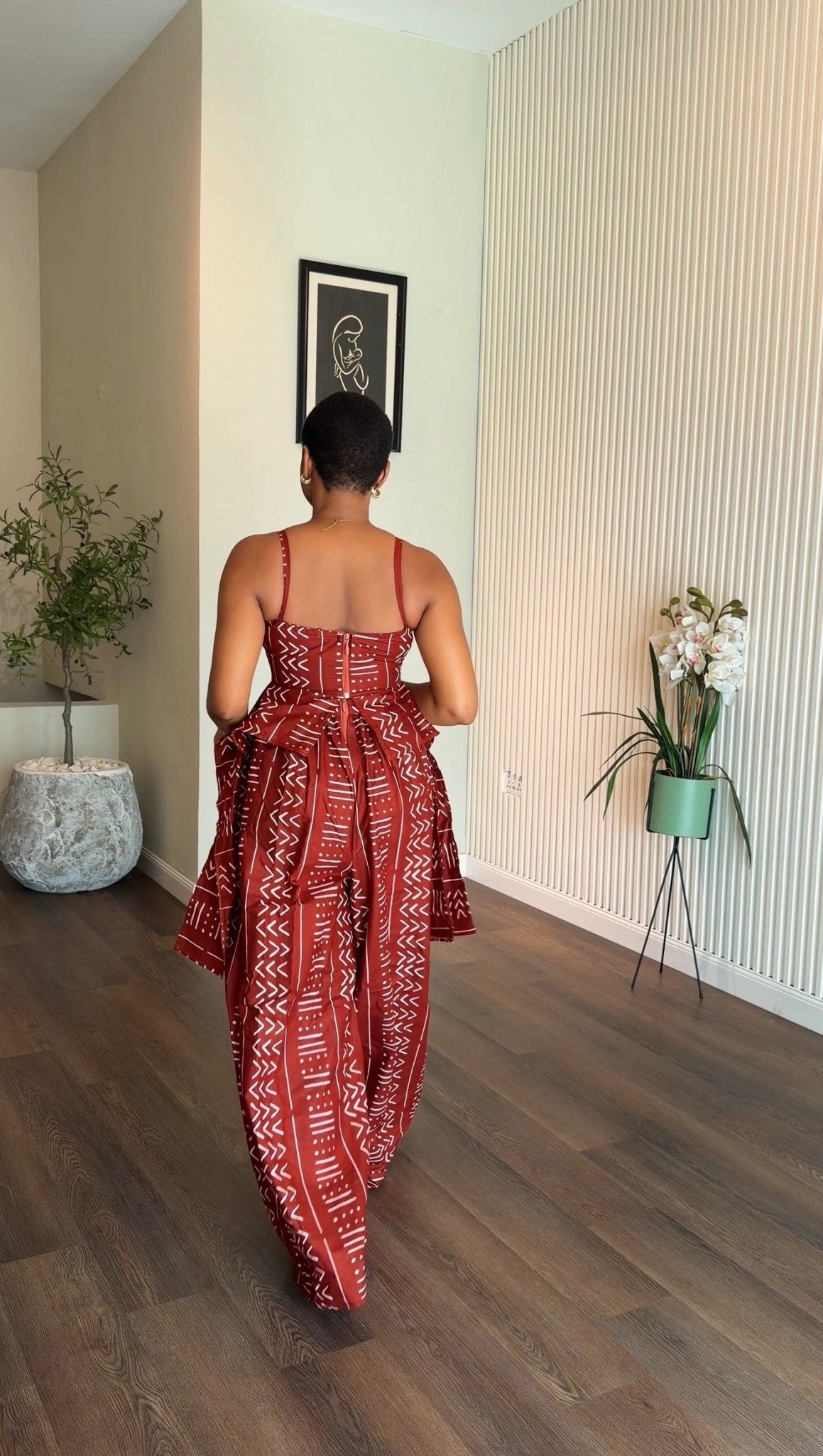 Lily Ankara set|custom Ankara outfit in Lagos - House of Naya