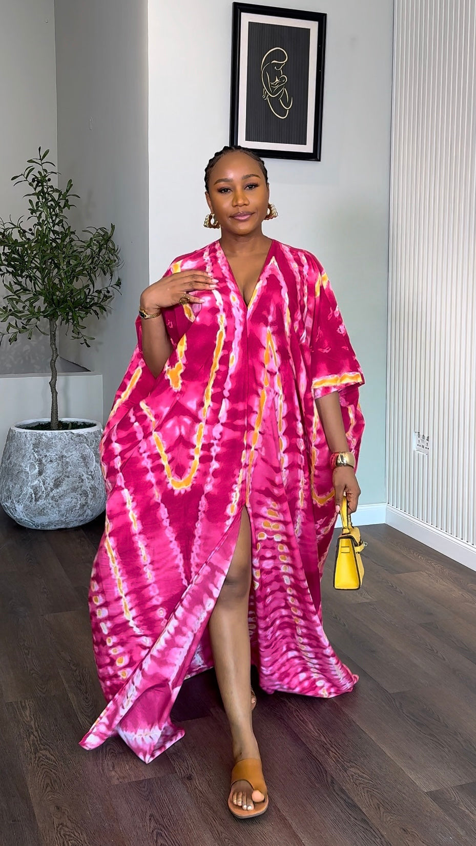 Naya crepe bubu dress