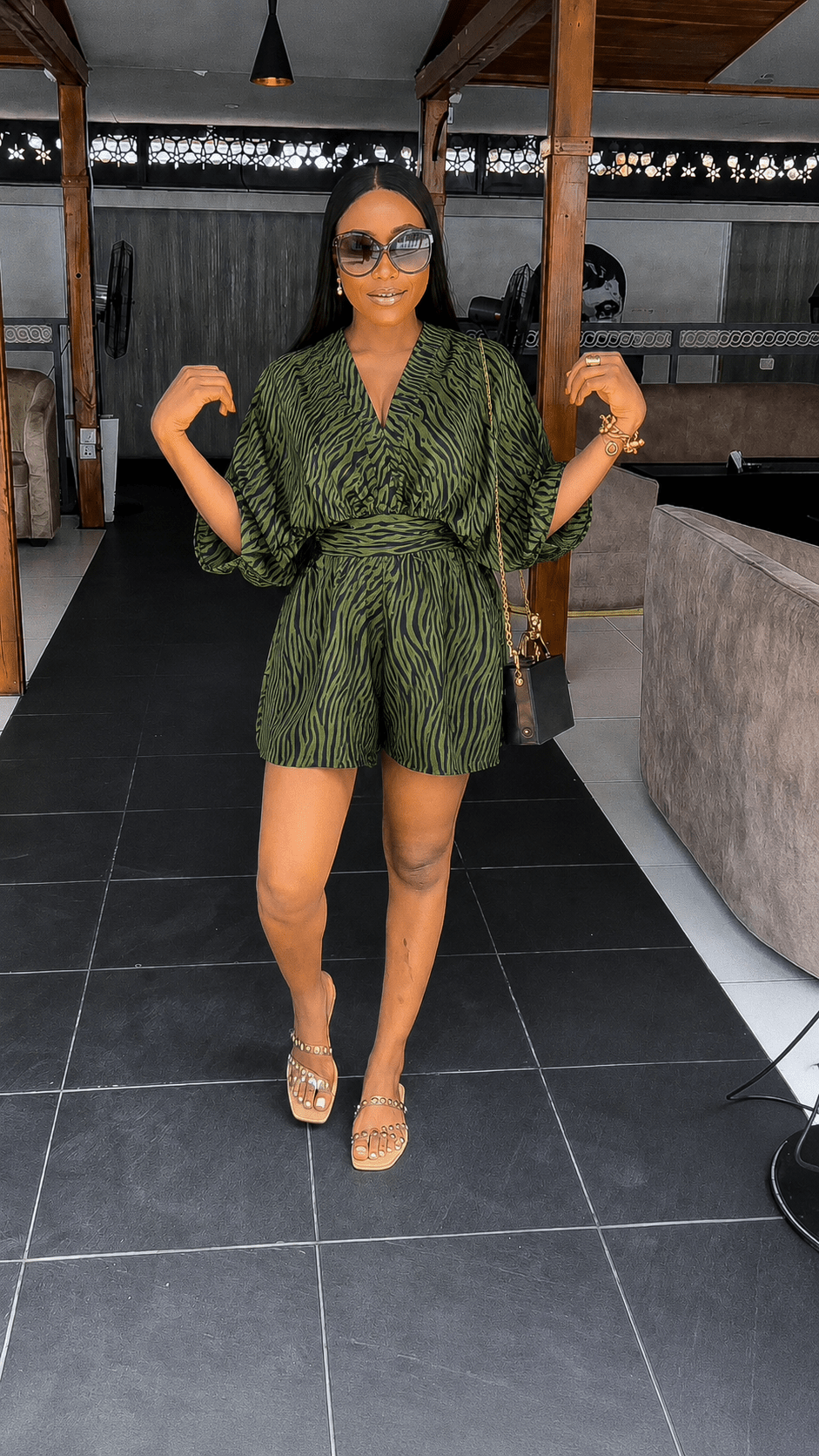 Lady crepe set short (ready to wear) - House of Naya
