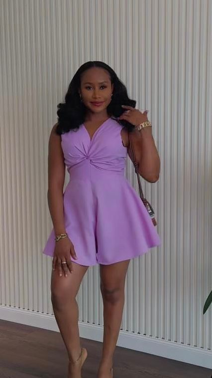 Flower cotton playsuit