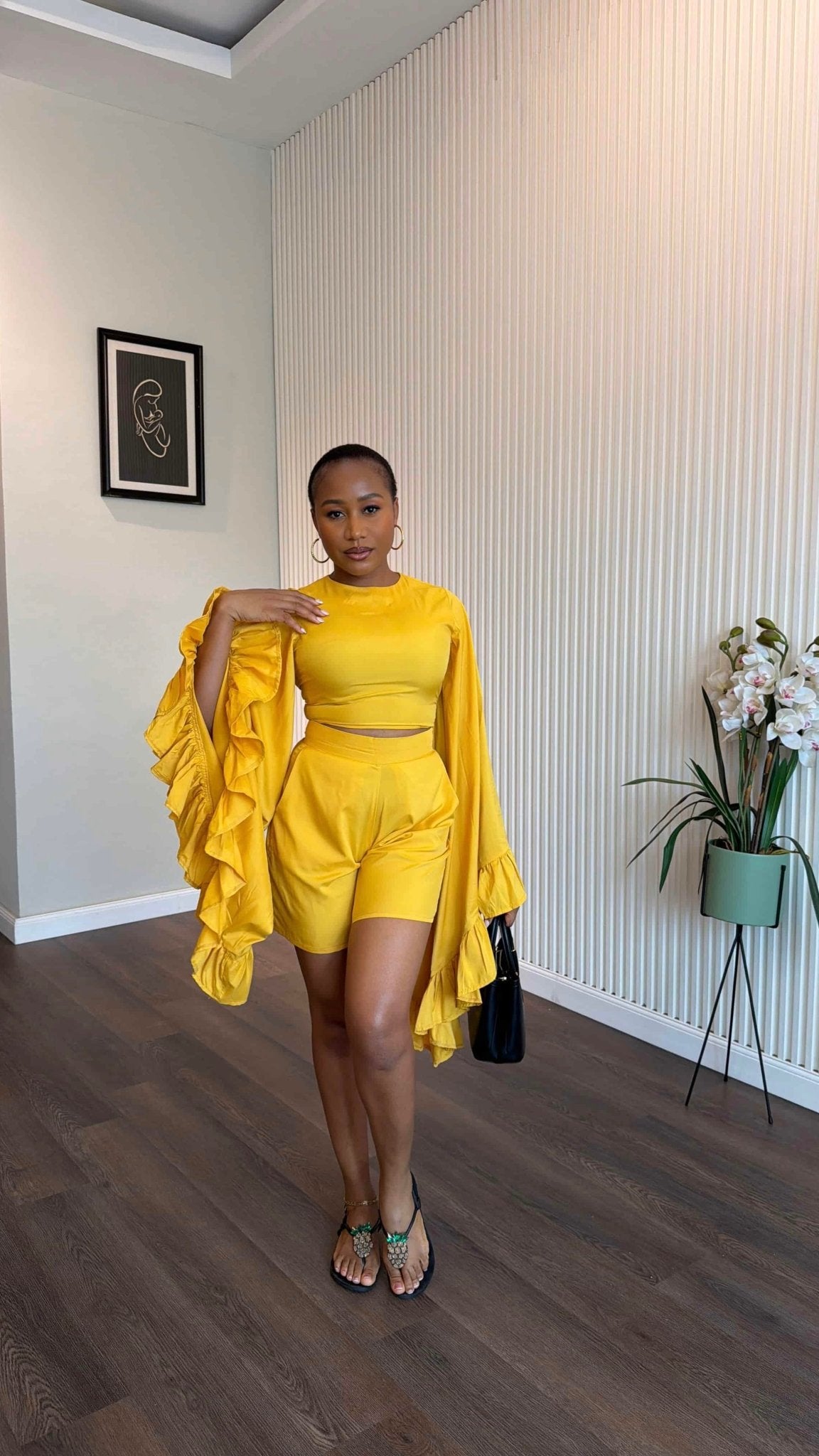 Cathy crepe set(ready to wear) - House of Naya
