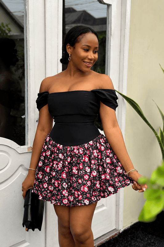 Tobi crepe dress (ready to wear ) - House of Naya