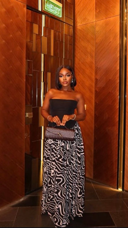 Roseline crepe dress