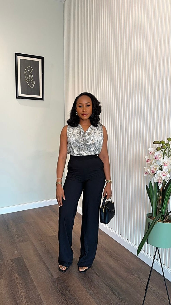 Kira crepe set(ready to wear)