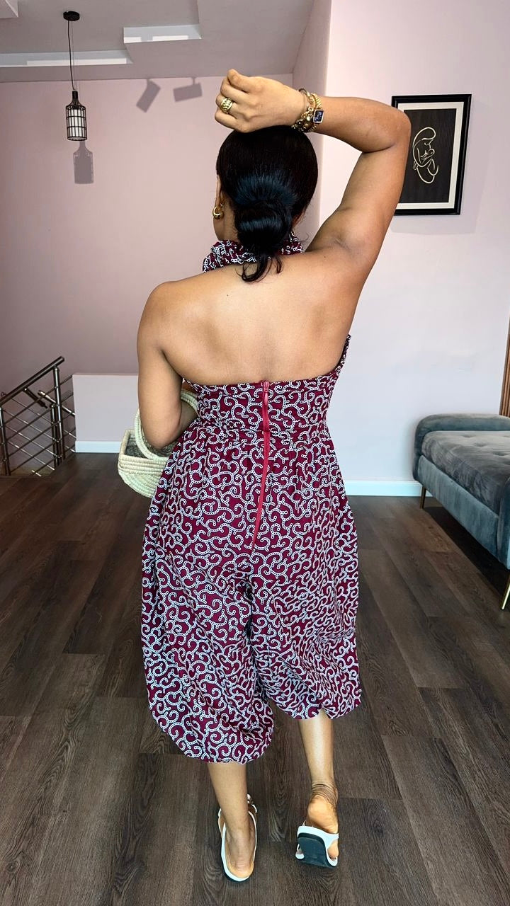 Adaeze Ankara jumpsuit
