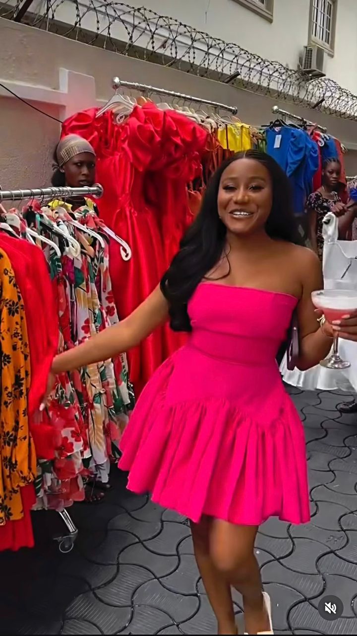 Pamela cotton dress short