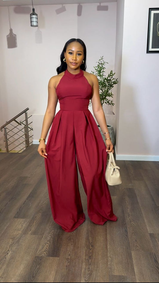 Money crepe jumpsuit (ready to wear)