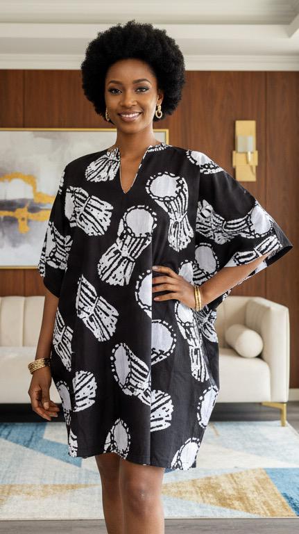 Adaugo Ankara dress (ready to wear)