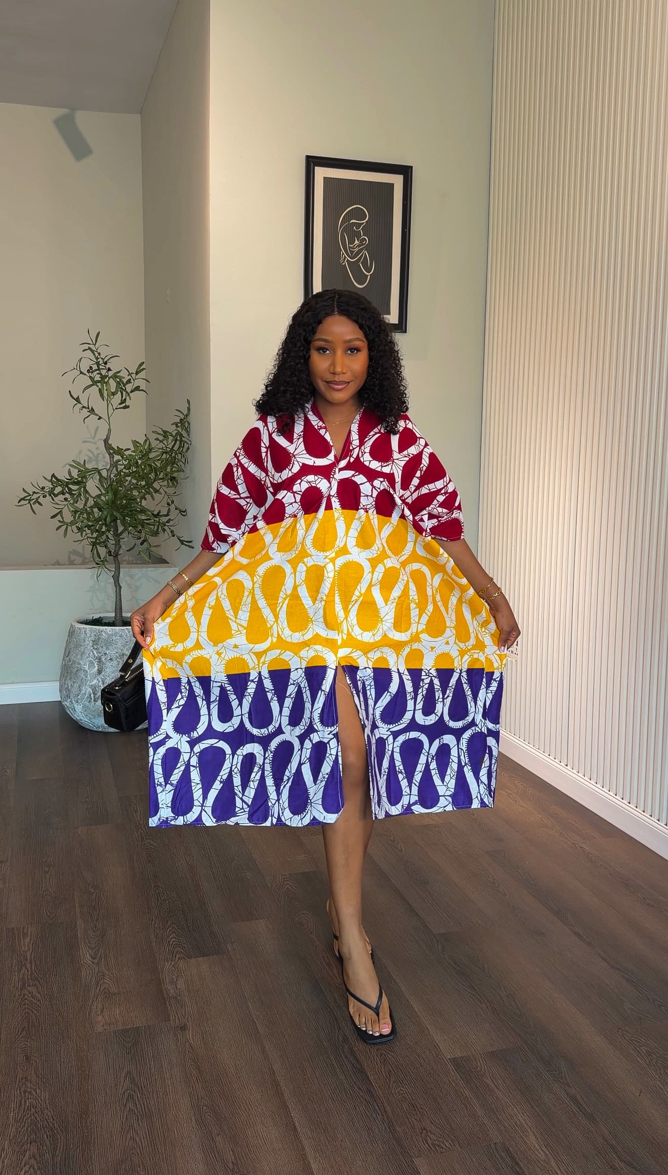 Naya Ankara bubu dress (ready to wear) - House of Naya
