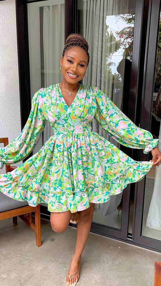 Suliat crepe dress - House of Naya