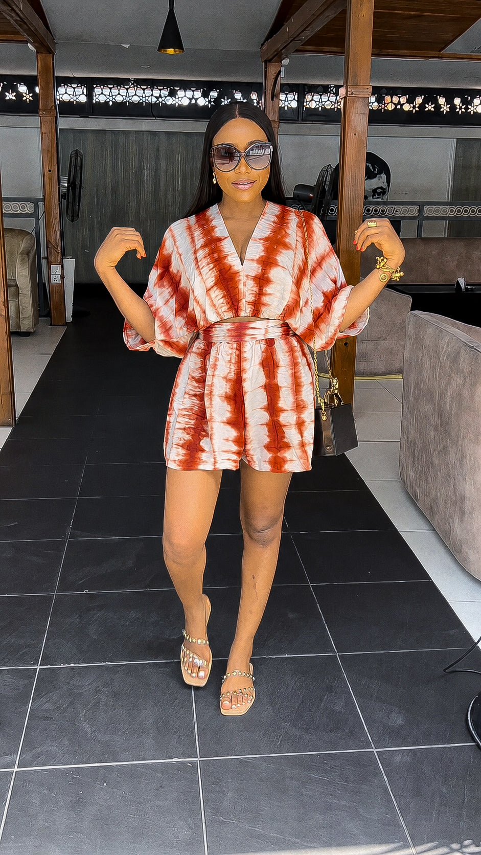 Lady crepe set (ready for delivery) - House of Naya