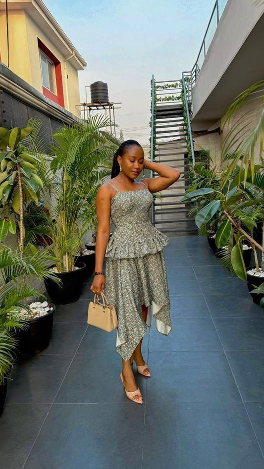 Savvy crepe dress - House of Naya