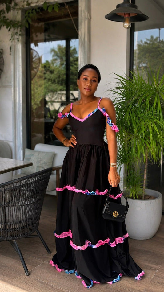 Malibu crepe dress(ready to wear) - House of Naya